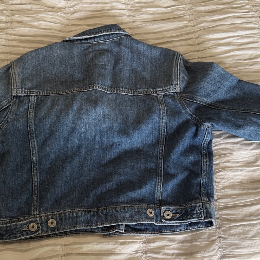 PAIGE Blue Denim Jean Jacket - Picture 5 of 8